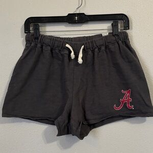 Gray Women's Shorts with University of Alabama logo